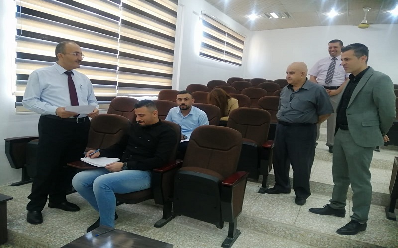 كلية الزراعة تجري الامتحان ...