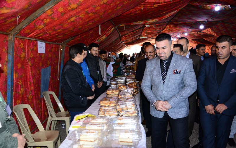 جامعة كركوك تنظم مهرجانا للمنتجات الزراعية المحلية.
