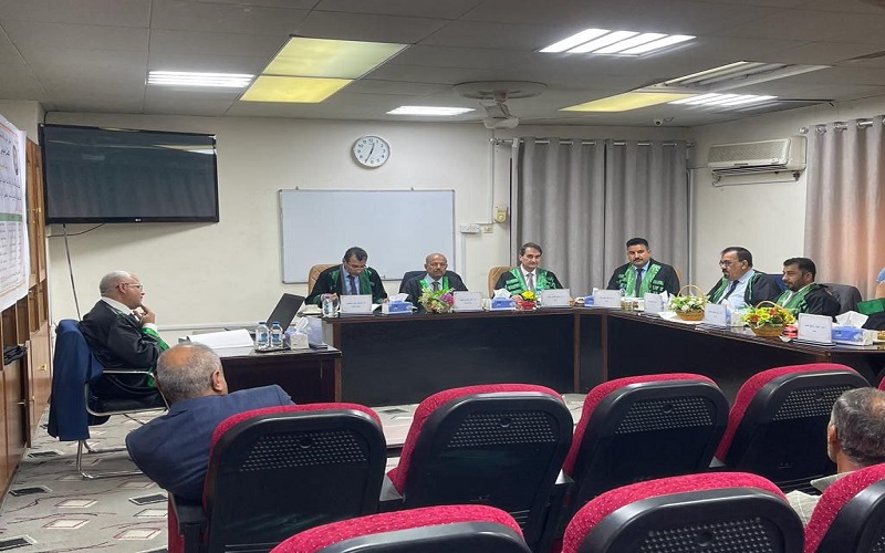 تدريسي بكلية الزراعة عضوا في لجنة مناقشة إطروحة دكتوراه في جامعة البصرة