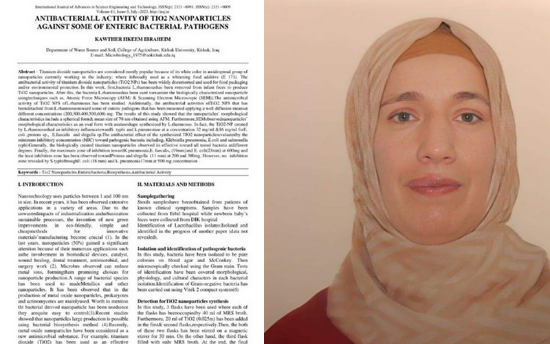 تدريسية في جامعة كركوك ...