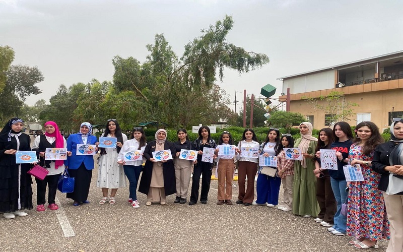 حملة توعوية في جامعة كركوك ...